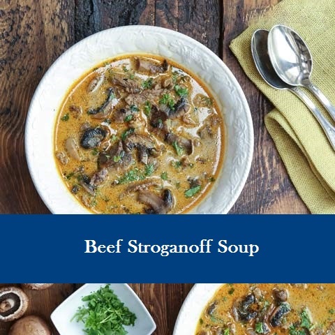 Beef Stroganoff Soup