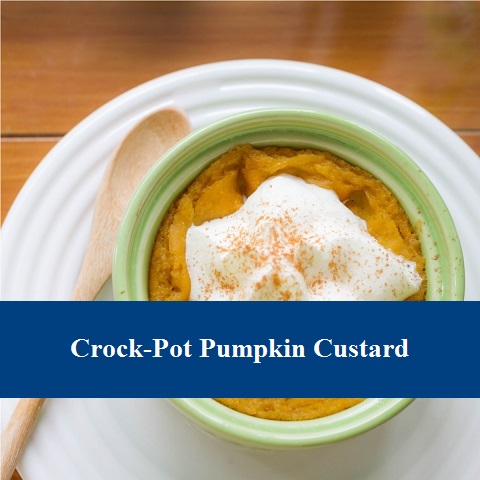 Crockpot Pumpkin Custard